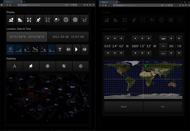 YaPI - Stellarium Panels